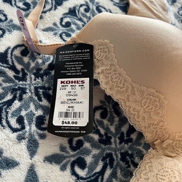 NWT,34D Maidenform wireless Bra - Picture 11 of 13